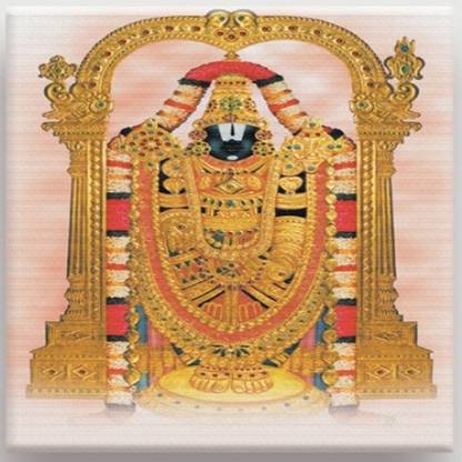 Le Decor Canvas Wall Decor Tirupati Balaji Painting Canvas 12 Inch X 10 Inch Painting Price In India Buy Le Decor Canvas Wall Decor Tirupati Balaji Painting Canvas 12 Inch X 10 Inch