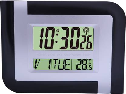 Kadio Digital 20 cm X 26 cm Wall Clock