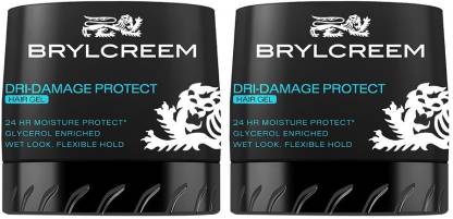 BRYLCREEM Dry Damage Protect Hair Styling Gel, 75g pack of 2 Hair Gel -  Price in India, Buy BRYLCREEM Dry Damage Protect Hair Styling Gel, 75g pack  of 2 Hair Gel Online
