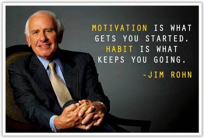 Jim Rohn Motivational Quotes Jim Rohn Motivational Thought Paper Poster Paper Print - Quotes & Motivation  Posters In India - Buy Art, Film, Design, Movie, Music, Nature And  Educational Paintings/Wallpapers At Flipkart.com