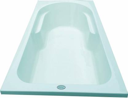MADONNA ALEFIXCYA MADONNA Alexander Acrylic 6 feet Rectangular Bathtub - Cyan Blue Undermount Bathtub