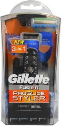 Gillette Fusion ProGlide S Trimmer 60 min  Runtime 2 Length Settings
