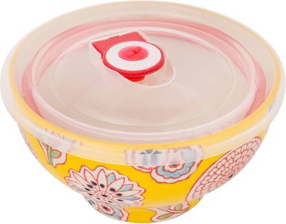 Chumbak Sunshine Flowers Storage Jar Yellow Ceramic Vegetable Bowl Price In India Buy Chumbak Sunshine Flowers Storage Jar Yellow Ceramic Vegetable Bowl Online At Flipkart Com