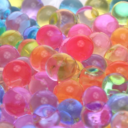 Blue AINOLWAY High Elastic Water Beads Gel Pearls Jelly Crystal Soil for Vase Fillers 4oz Almost 15,000 Pcs 