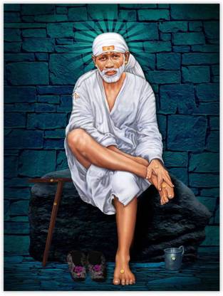 Shirdi Saibaba Paper Poster Paper Print