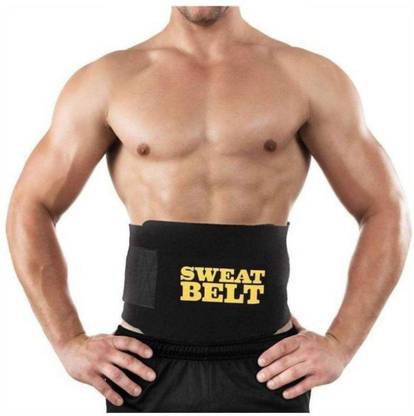 future fitness life Sweat Belt For Whomen's-XL Size Slimming Belt (Black) Slimming Belt