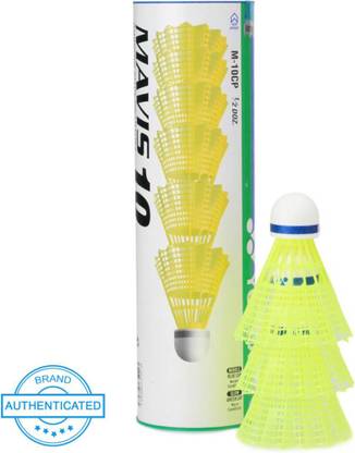 Yonex Mavis 10 Nylon Shuttle Blue, Yellow