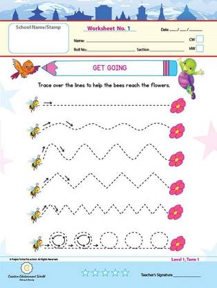 purple turtle worksheets combo for nursery english maths evs for ages 3 nursery kids toddlers preschoolers buy purple turtle worksheets combo for nursery english maths evs for ages 3 nursery