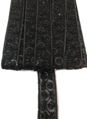 Dasync Black Sequin Lace Border Material For Saree Cotton Blend Saree Falls Price In India Buy Dasync Black Sequin Lace Border Material For Saree Cotton Blend Saree Falls Online At Flipkart Com