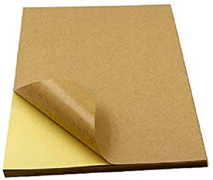 Flipkart.com | TOTAL HOME Self adhesive A4 Blank Kraft ...