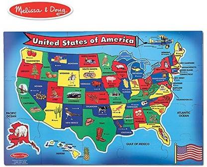 Melissa And Doug Usa Floor Puzzle