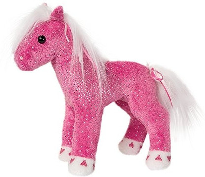 pink plush horse