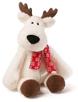 GUND Aspen Reindeer Holiday Stuffed Animal Plush, White, 18