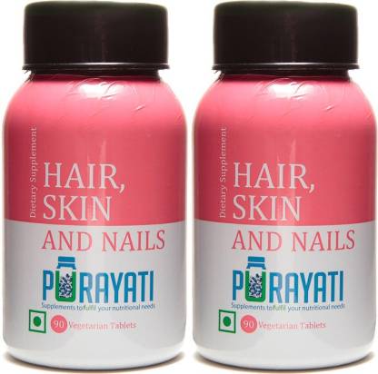 Purayati Multivitamin for Hair, Skin & Nails with Biotin - Pack of 2 (180  Tablets) Price in India - Buy Purayati Multivitamin for Hair, Skin & Nails  with Biotin - Pack of