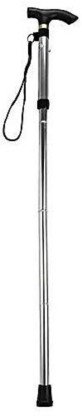 Bianchi Aluminum Metal Walking Stick Easy Adjustable Folding Collapsible Travel Cane 