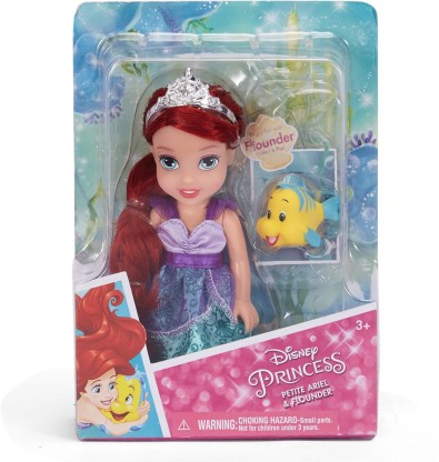 Disney 98957-EU 6in Princess Petite Ariel and Flounder Toy for sale online