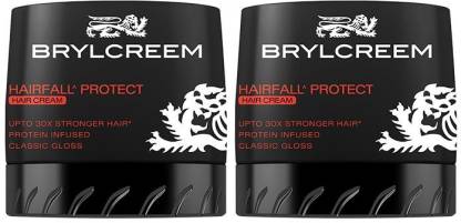 BRYLCREEM Hairfall Protect Hair Styling Cream, 75g (Pack of 2) Hair Gel -  Price in India, Buy BRYLCREEM Hairfall Protect Hair Styling Cream, 75g  (Pack of 2) Hair Gel Online In India,