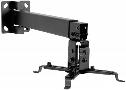 Alexvyan Universal Heavy Duty 2 Feet To 3 Foot Adjustable Projector Ceiling And Wall Mount Kit Bracket With Tilt Option Black Stand In India - Projector Wall Mount Stand