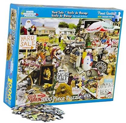White Mountain Puzzles Puzzles Yard Sale 1000 Piece Jigsaw Puzzle Puzzles Yard Sale 1000 Piece Jigsaw Puzzle Shop For White Mountain Puzzles Products In India Flipkart Com