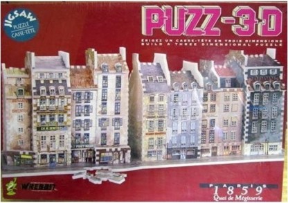 Wrebbit Paris 1859 Quai De Megisserie 3d Puzzle Factory 774 Pcs for sale online 