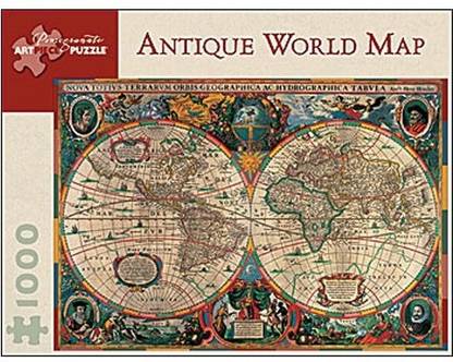 Map Of The World 1000