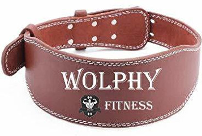 Wolphy PURE LEATHER 4 INCHES GYM BELT 