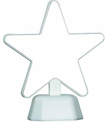 Shrih Battery Operated Infinity Star, Metal Star Table Lamp