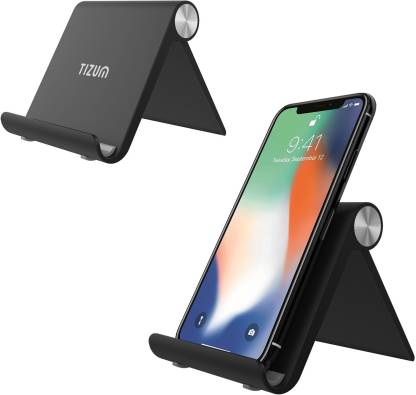 68% off on TIZUM Foldable Portable Desktop Stand for Phone, Tablets Mobile Holder