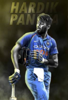 Hardik Pandya Poster for Room & Office (13 Inch X 19 Inch) Paper Print -  Sports posters in India - Buy art, film, design, movie, music, nature and  educational paintings/wallpapers at 