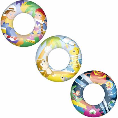 nhr bestway inflatable swim pool ring beach graphics multi color 24inch bestway inflatable swim pool ring beach graphics multi color 24inch shop for nhr products in india flipkart com