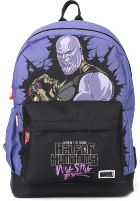 marvel half print backpack