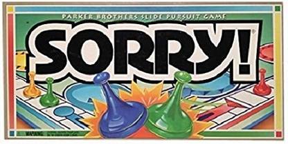 Parker Brothers 1992 Sorry Board Game By Party Fun Games Board Game 1992 Sorry Board Game By Shop For Parker Brothers Products In India Flipkart Com