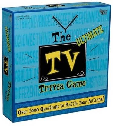 University Games The Ultimate Tv Trivia Game Party Fun Games Board Game The Ultimate Tv Trivia Game Shop For University Games Products In India Flipkart Com
