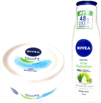 nivea soft body lotion price