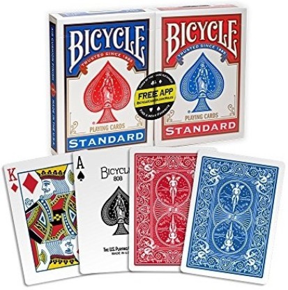 Poker Size Bicycle Playing Cards 