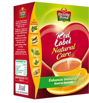 Brooke Bond Red Label Natural Care Tea, 1kg Tea Blend Box ...