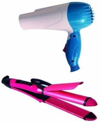 Walberrie 2 in 1 Hair curler and hair Straightener With 1000 watt double  Speed Hair Dryer Personal Care Appliance Combo Price in India - Buy  Walberrie 2 in 1 Hair curler and