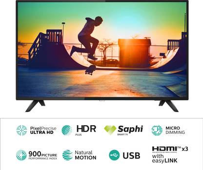 Philips 126cm (50 inch) Ultra HD (4K) LED Smart TV