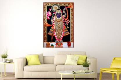 Masstone Lord Shrinathji Nathdwara Sparkle Coated Self Adhesive Wallpaper  Without Frame Digital Reprint 36 inch x 24 inch Painting Price in India -  Buy Masstone Lord Shrinathji Nathdwara Sparkle Coated Self Adhesive