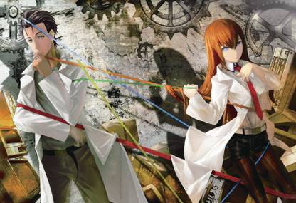 Athah Anime Steins Gate Steins Gate 0 Kurisu Makise Rintaro Okabe 13 19 Inches Wall Poster Matte Finish Paper Print Animation Cartoons Posters In India Buy Art Film Design Movie Music Nature Steins;gate elite game teased as 'full animation adventure' (sep 20, 2017). athah anime steins gate steins gate 0