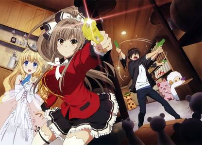 Athah Anime Amagi Brilliant Park Isuzu Sento Seiya Kanie Latifa Fleuranza Moffle Tiramy Macaron 13 19 Inches Wall Poster Matte Finish Paper Print Animation Cartoons Posters In India Buy Art