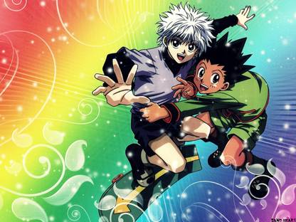 Athah Anime Hunter x Hunter Killua Zoldyck Gon Freecss 13*19 inches Wall Poster Matte Finish Paper Print - Animation & Cartoons posters in India - Buy art, film, design, movie, music, nature