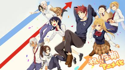 Athah Anime Food Wars Shokugeki No Soma Sōma Yukihira Jun Shiomi Ryō Kurokiba Isami Aldini Takumi Athah Anime Food Wars Shokugeki No Soma Sōma Yukihira Jun Shiomi Ryō Kurokiba Isami Aldini Takumi