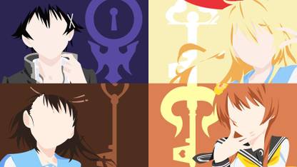 Athah Anime Nisekoi Chitoge Kirisaki Kosaki Onodera Marika Tachibana Raku  Ichijō 13*19 inches Wall Poster Matte Finish Paper Print - Animation &  Cartoons posters in India - Buy art, film, design, movie,