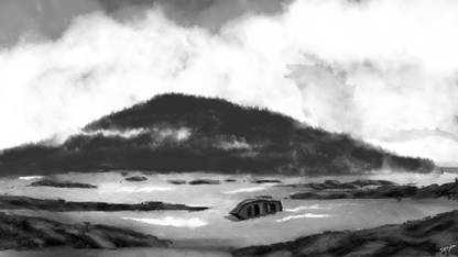 Movie Godzilla Black White Digital Art Fan Art Landscape Gojira Hd Wallpaper Background Paper Print Movies Posters In India Buy Art Film Design Movie Music Nature And Educational Paintings Wallpapers