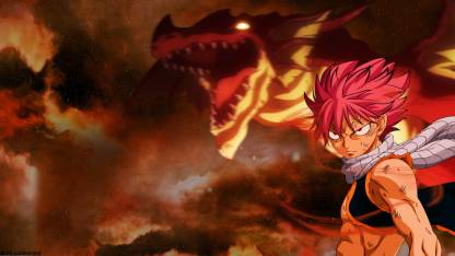 Athah Anime Fairy Tail Igneel Natsu Dragneel Dragon Fire 13*19 inches Wall  Poster Matte Finish Paper Print - Animation & Cartoons posters in India -  Buy art, film, design, movie, music, nature