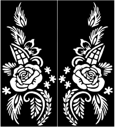 IVANAS Henna Tattoo Stencil Set of 2 Women Temporary Design64  Price  in India Buy IVANAS Henna Tattoo Stencil Set of 2 Women Temporary  Design64 Online In India Reviews Ratings  Features  Flipkartcom