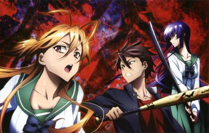 Athah Anime Highschool Of The Dead Saeko Busujima Takashi Komuro Rei Miyamoto 13 19 Inches Wall Poster Matte Finish Paper Print Animation Cartoons Posters In India Buy Art Film Design
