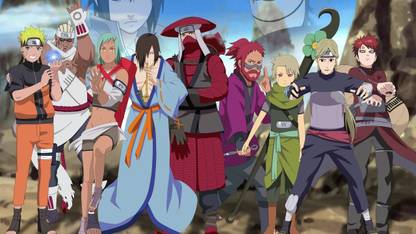 Athah Anime Naruto Jinchuriki Naruto Uzumaki Killer Bee Gaara Yugito Nii Yagura Roshi Han Utakata Fu Sasuke Uchiha Obito Uchiha 13 19 Inches Wall Poster Matte Finish Paper Print Animation Cartoons