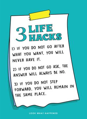 Life Hacks A A A Wall Art Print Paper Print Quotes Motivation Decorative Posters In India Buy Art Film Design Movie Music Nature And Educational Paintings Wallpapers At Flipkart Com